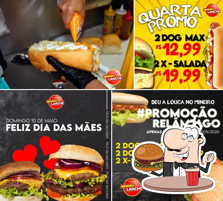 Peça um hambúrguer no Mineiro Lanche