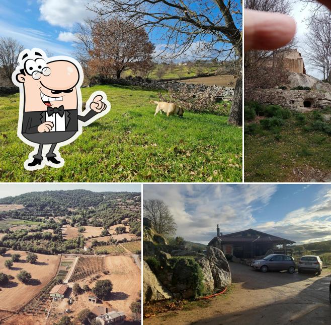 Goditi la vista dagli esterni di Agriturismo "Su connottu"