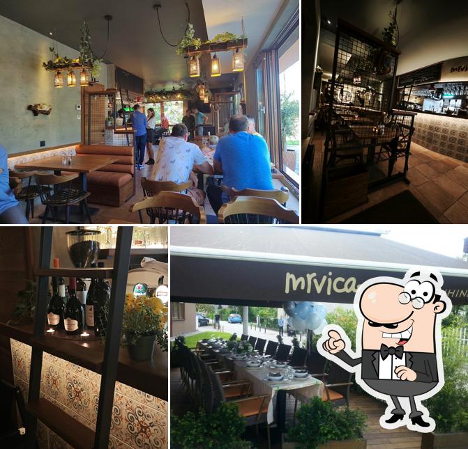 Dai un'occhiata agli interni di Bistro Mrvica