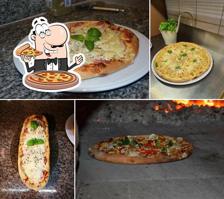 Try out pizza at Gospoda Parkowa