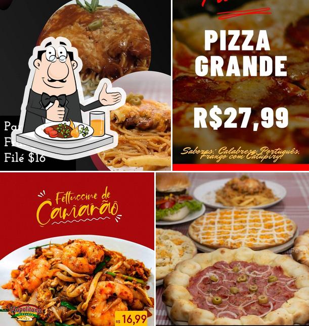 Comida em Napolitana Pizzaria e Restaurante