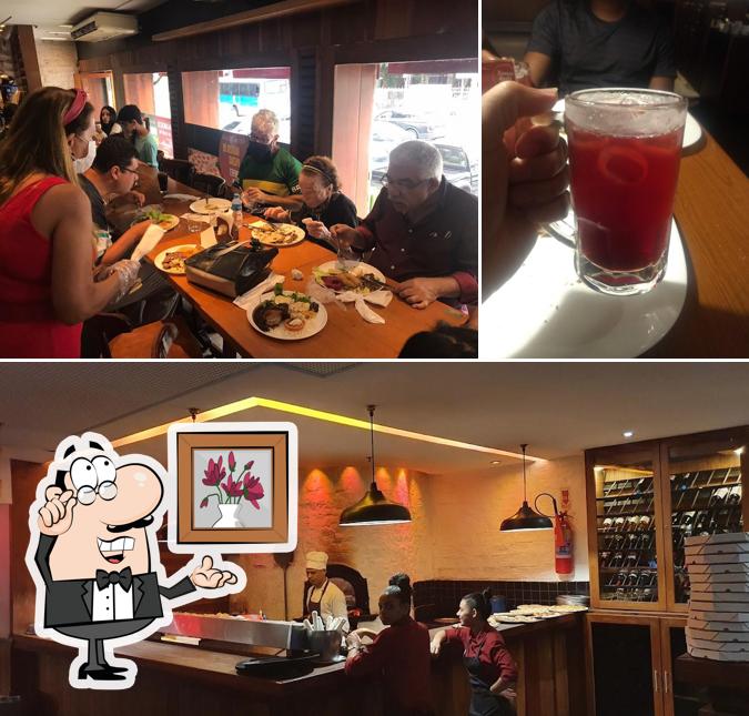 Veja imagens do interior do Fagulha Grill e Pizza