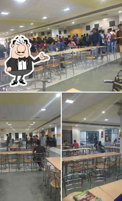 The interior of JECRC University Mess