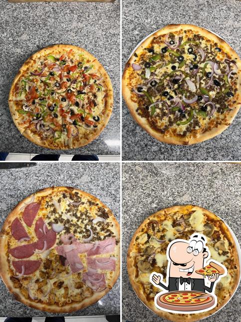 Choisissez des pizzas à Oméga Grill