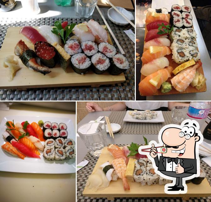 Scegli le diverse opzioni di sushi