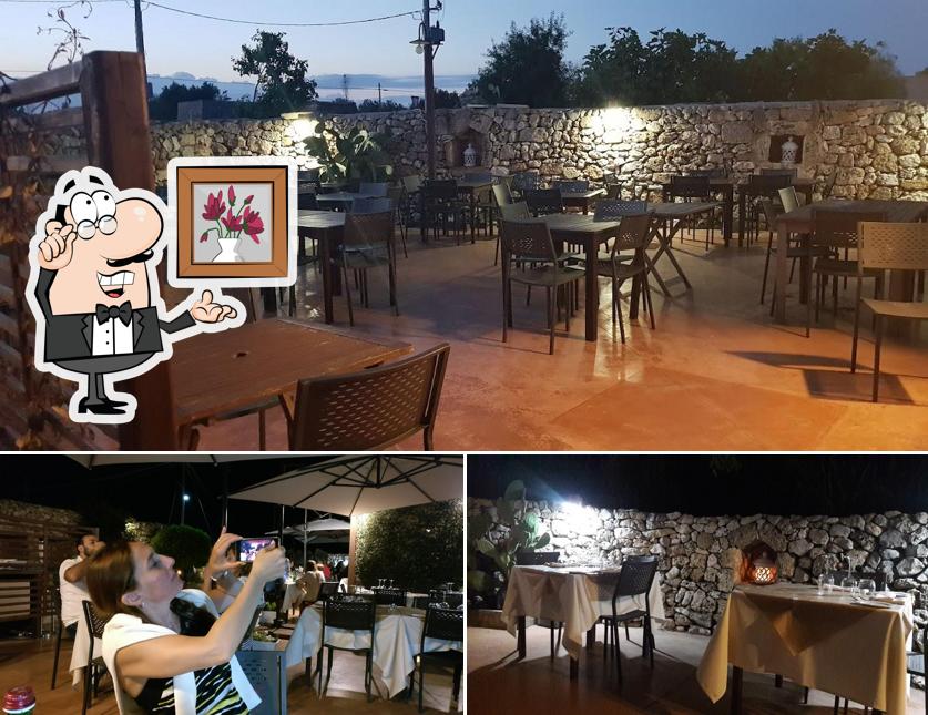 Gli interni di Trattoria Sant'Elia