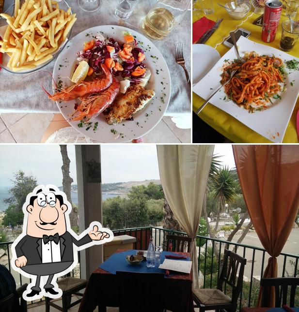 Gli interni di Trattoria da Abramo
