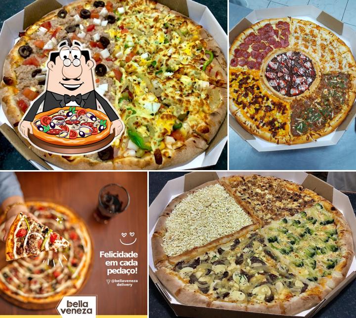 Peça pizza no Bella Veneza Pizzaria