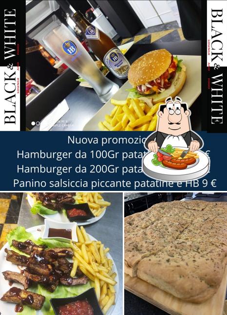 Plats à Black&White Lounge and Food