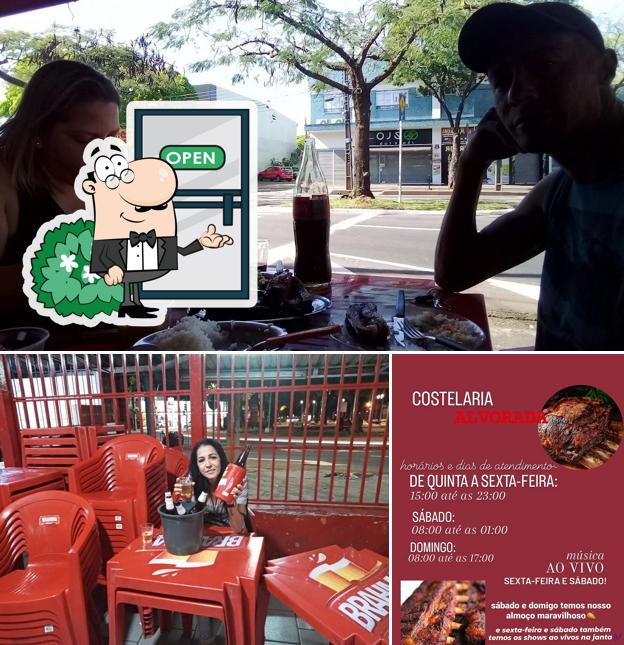 O exterior do Costelaria Alvorada