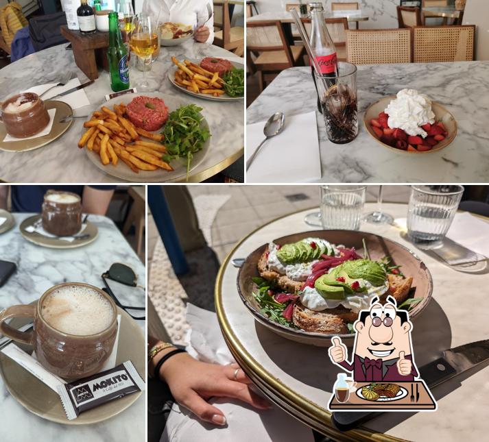 Tartare de bœuf à Ginette Café Cantine