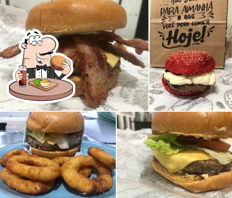 Consiga um hambúrguer no Rota 66 Burger