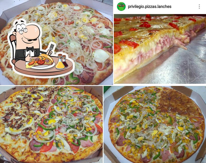 Consiga pizza no Privilégio Pizzas & Lanches