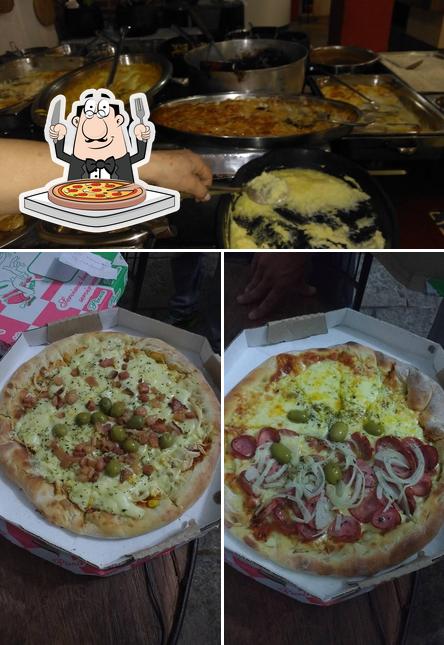 Escolha pizza no Elite Mineira