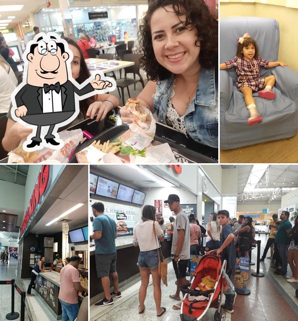 O interior do Burger King