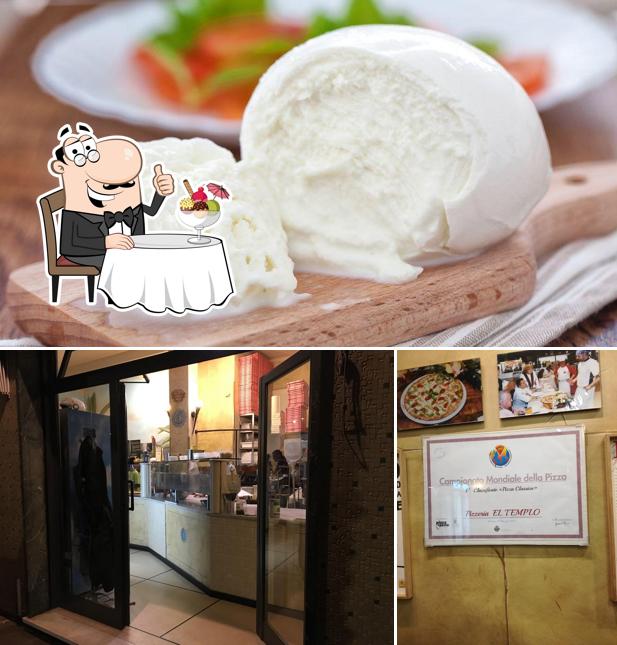 El Templo - Pizzeria serve un'ampia varietà di dolci