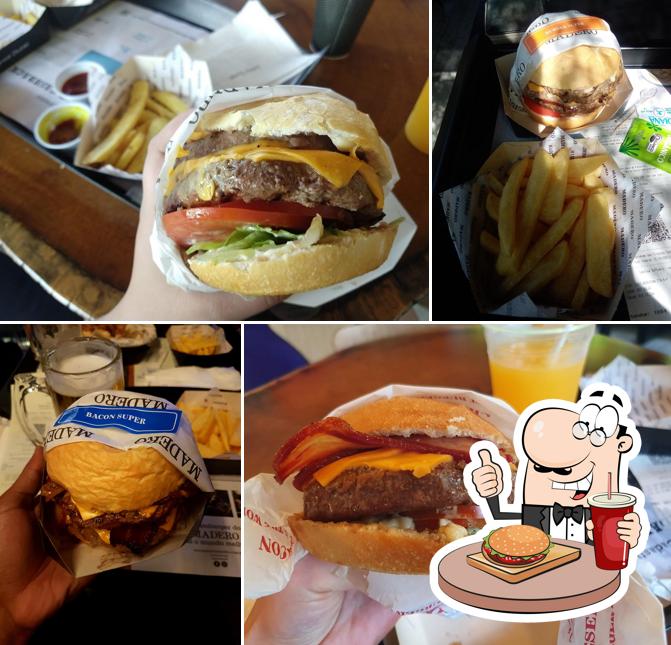 Os hambúrgueres do Madero Container Aerotown irão saciar diferentes gostos