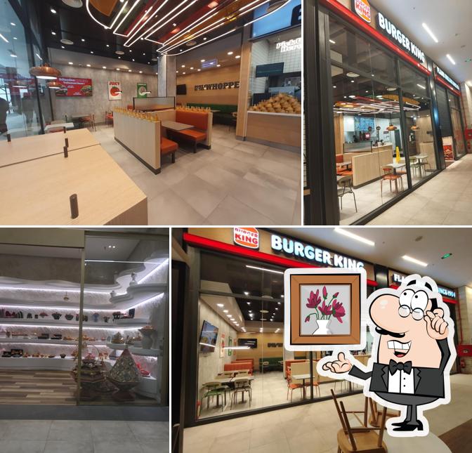 L'intérieur de Burger King aeria mall