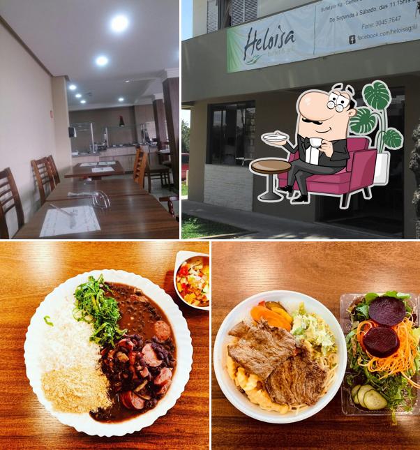 O interior do Heloisa Gastronomia