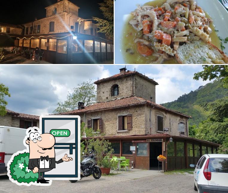 Tra le varie cose da Ristorante La Colombaia si possono trovare la esterno e pizza