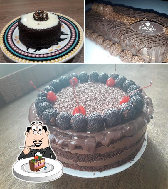 Bolo de chocolate em Maria Beijinho