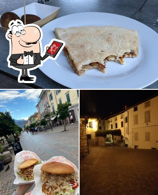 Tra le varie cose da Pizzeria "Noi Due" Doner Kebab si possono trovare la esterno e cibo