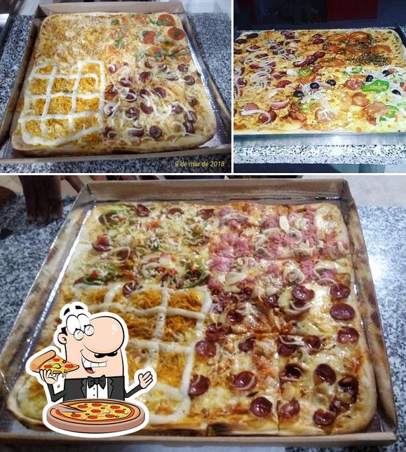 Escolha diferentes estilos de pizza