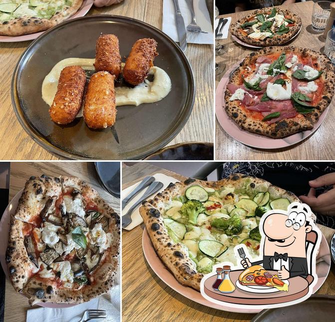 Pick pizza at Postmistress Eatery
