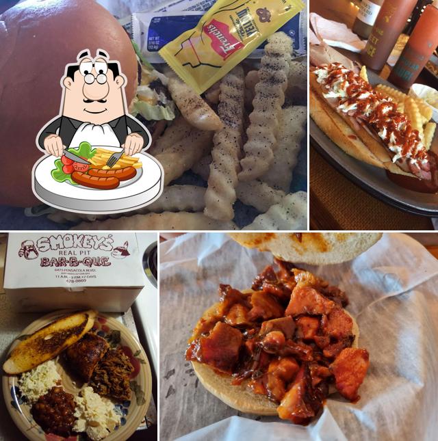Smokey's BBQ, 6475 Pensacola Blvd in Pensacola Restaurant menu and