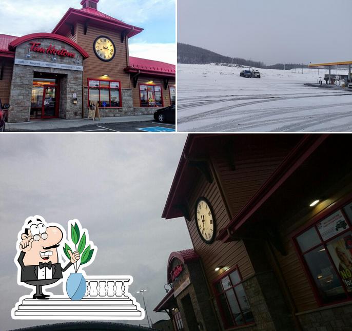 Check out how Tim Hortons looks outside