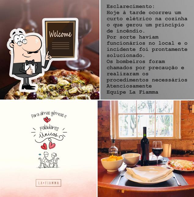 Look at this image of La Fiamma Pizzaria e Restaurante