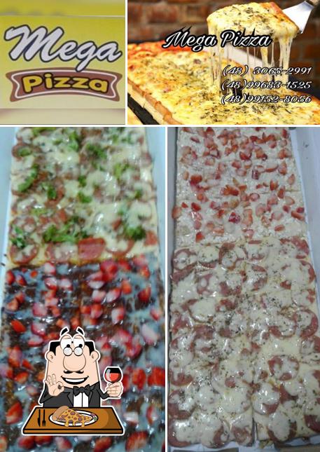 Experimente pizza no Mega Pizza