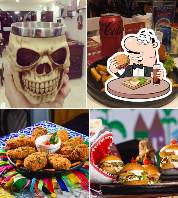 Hambúrguer em Tropicana Bar e Drinks