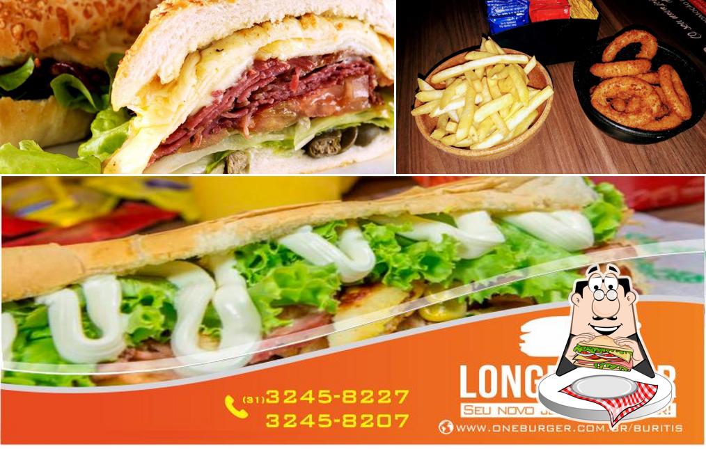 Clube sanduíches em Longburger