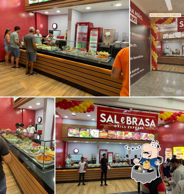 Comida em Sal e Brasa Grill Express - Shopping Boulevard Camaçari