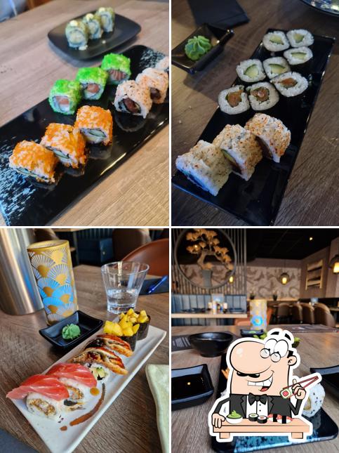 Les sushi sont offerts par Taiyō