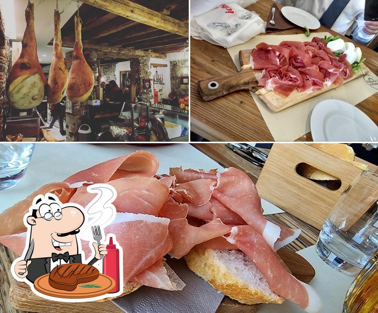 Prova i un pasto a base di carne a Osteria al Ponte