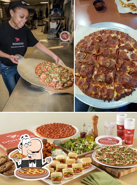 Try out pizza at Donatos Pizza