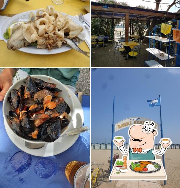 Calamars frites à Bagni Alberoni Srl