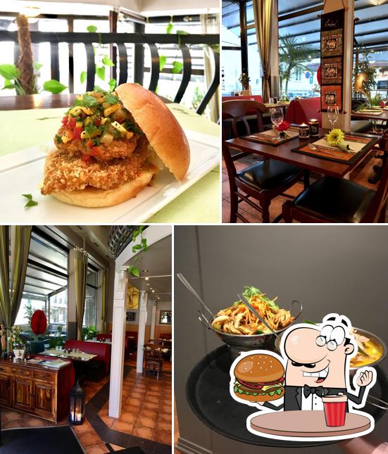 Order a burger at Sawatdee Thai restaurant AS