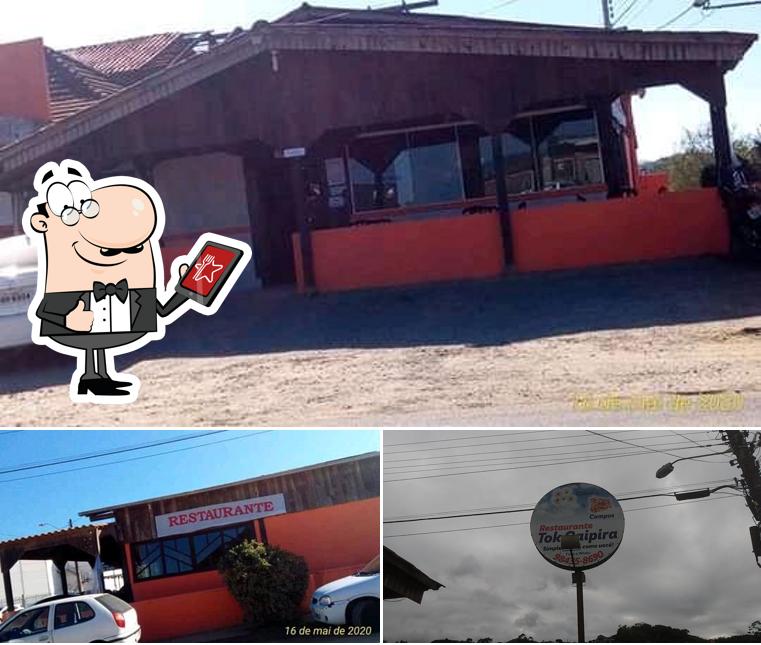 Dê uma olhada a imagem apresentando exterior e comida a Restaurante e Lanchonete Tok Caipira