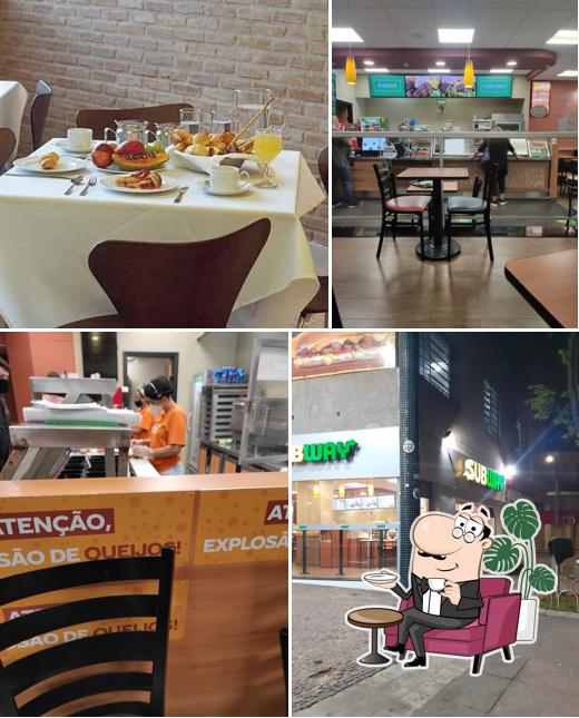 Veja imagens do interior do Subway