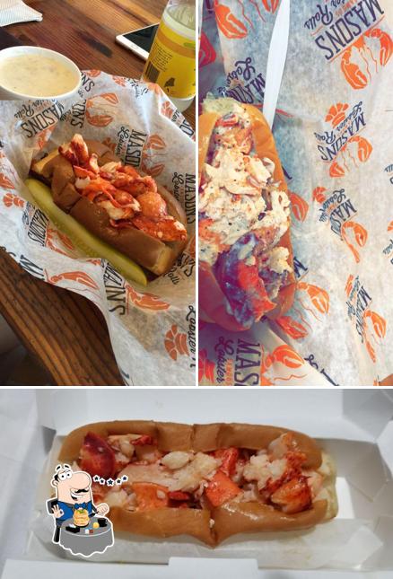Food at Mason's Famous Lobster Rolls