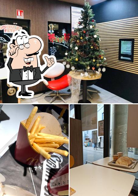 McDonald's se distingue par sa intérieur et frites