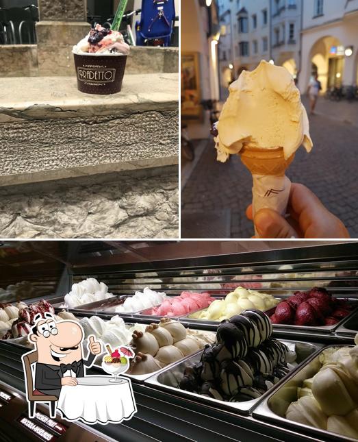 Gelateria Pradetto offre un'ampia gamma di dolci