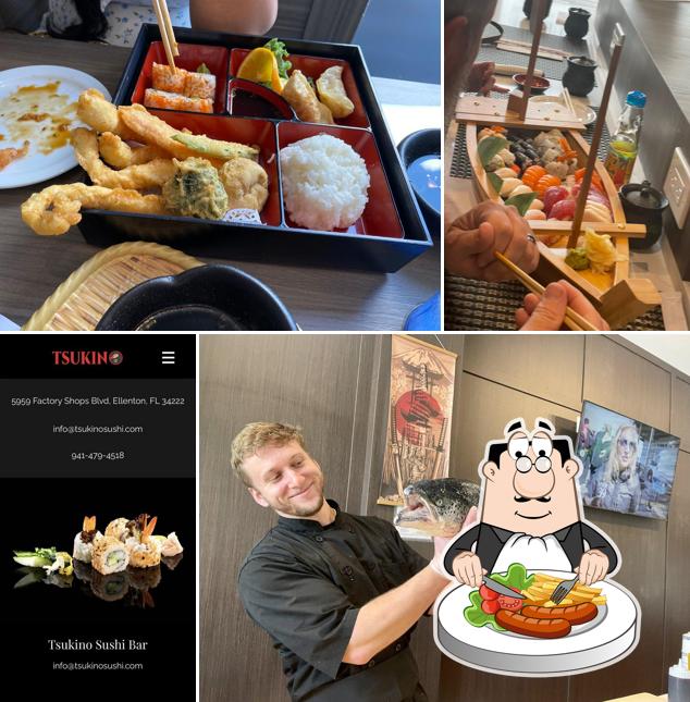 Tsukino Sushi Bar Japanese cuisine in Ellenton Restaurant menu and