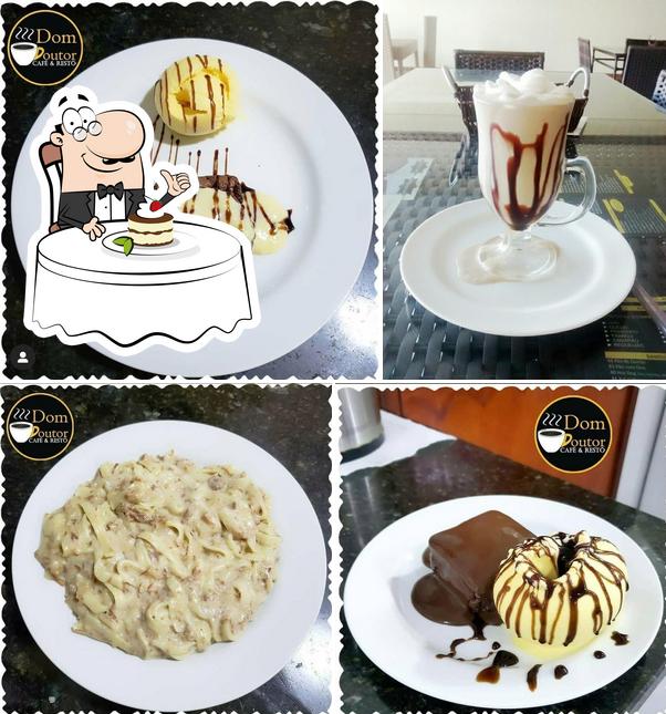 Dom Doutor serves a variety of desserts