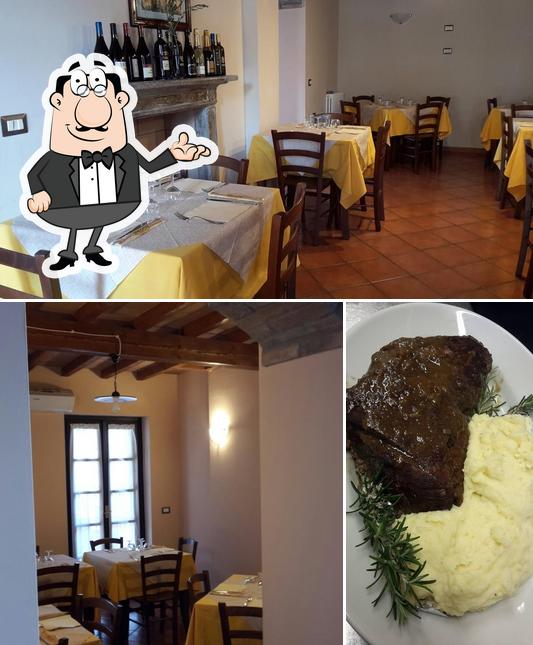 Guarda la immagine che raffigura la interni e cibo di La Locanda del Borgo