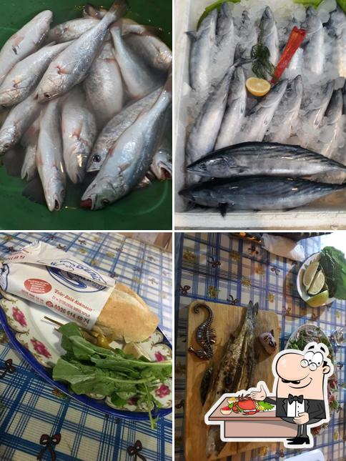 Order seafood at Denizce Balık Pişirme Evi