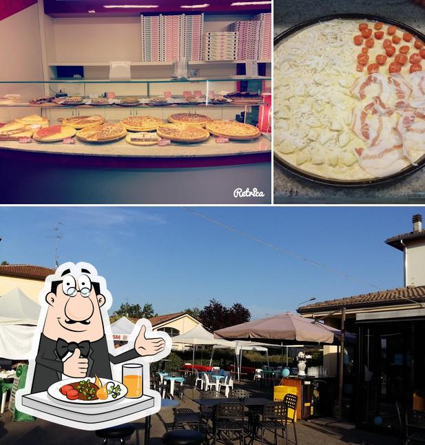 Guarda la foto che raffigura la cibo e interni di Pizzeria Senza Nome
